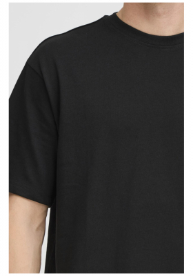 BLEND Fisher 8772, Fekete Oversize Póló NOOS