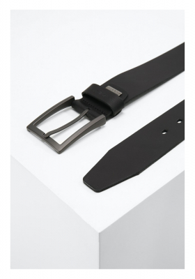 BUGATTI 1671, Fekete Bőr Öv