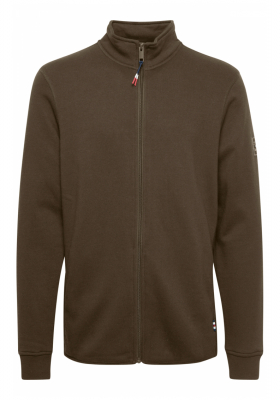 FQ1924 William 0560, Zöld Cipzáros Pulóver