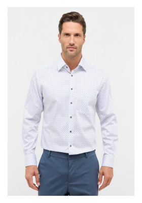 ETERNA Modern Fit 1023, Világoskék Mintás Hosszú Ujjú Ing