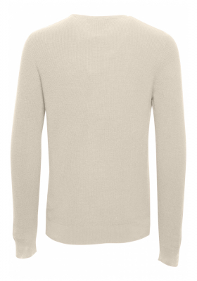 BLEND Codford 4336, Törtfehér Kötött Pulóver