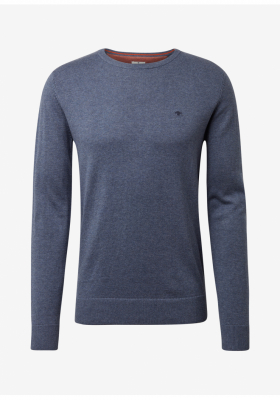 TOM TAILOR Basic O-Neck 2819, Kék Kötött Pulóver