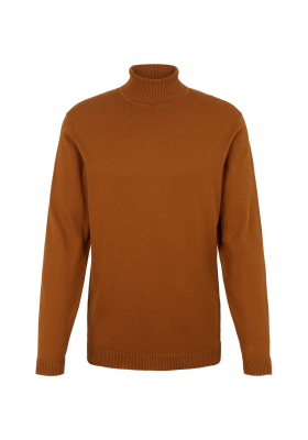 TOM TAILOR 2304, Barna Kötött Garbo Pulóver