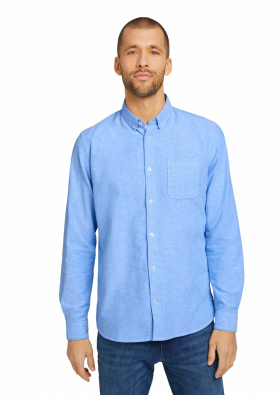 TOM TAILOR Oxford 3874, Világoskék Hosszú Ujjú Ing