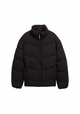 TOM TAILOR DENIM 1776, Fekete Téli Dzseki