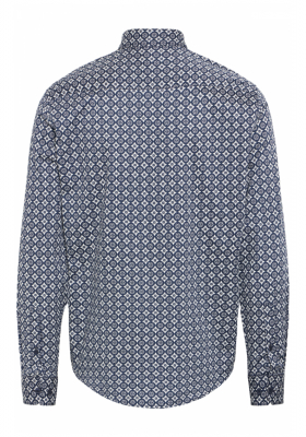 CASUAL FRIDAY Rubis 6059, Kék, Mintás Hosszú Ujjú Ing