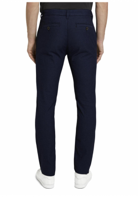 TOM TAILOR Structure 1165, Kék Chinonadrág