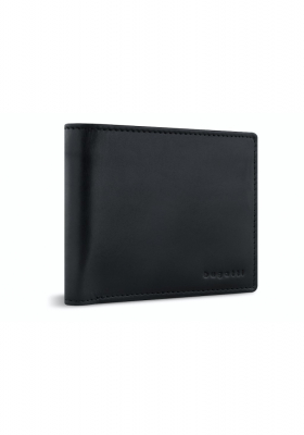 BUGATTI Remo 9701, Fekete Bőr Pénztárca