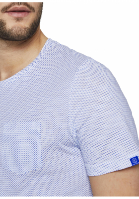 TOM TAILOR Waves 9718, Fehér Rövid Ujjú Póló