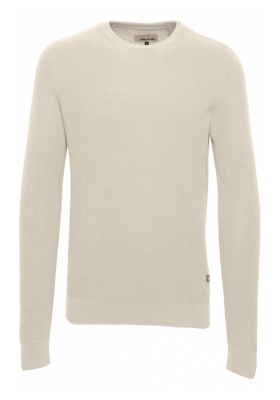 BLEND Codford 4336, Törtfehér Kötött Pulóver