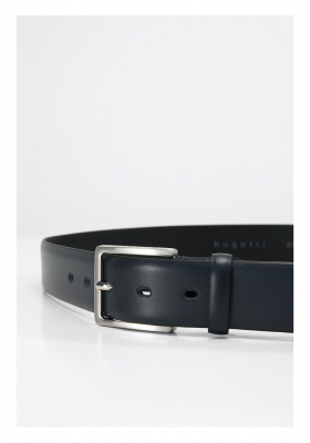 BUGATTI 0556, Sötétkék Bőr Öv