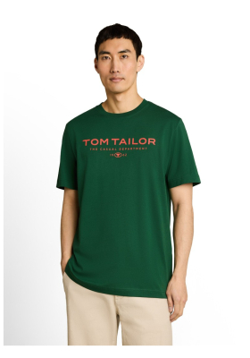 TOM TAILOR 5773, Zöld Rövid Ujjú Póló