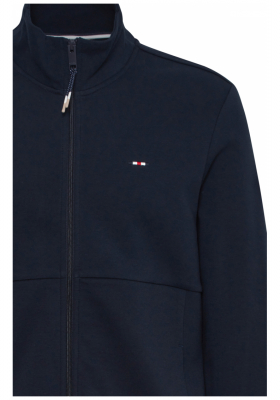 FQ1924 William 0713, Sötétkék Cipzáros Pulóver