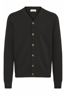 CASUAL FRIDAY Angar 6024, Fekete Kötött Kardigán