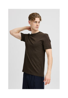 CASUAL FRIDAY Thor 4834, Sötétbarna Rövid Ujjú Póló, NOOS