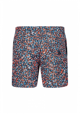 SKINY Every Summer 614, Narancssárga Virágos Mintás  Szörfnadrág