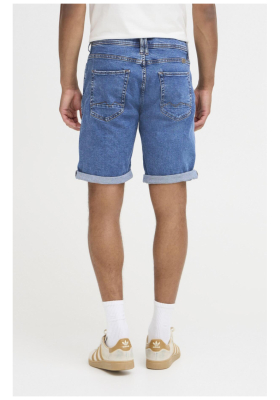 BLEND Twister 3326, Klasszikus Középkék Farmer Rövidnadrág