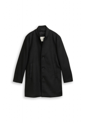 TOM TAILOR DENIM 6909, Fekete Szövetkabát