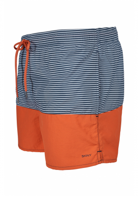 SKINY Beach Shorts 0064, Kék Csíkos Szörfnadrág