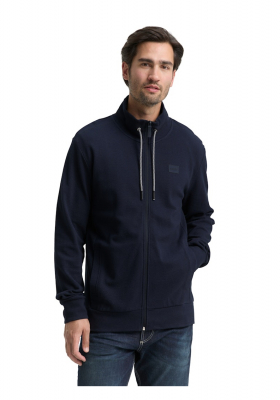 TOM TAILOR 7792, Sötétkék Cipzáros Pulóver