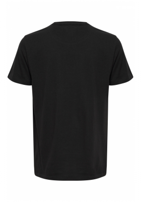 BLEND 4853, Fekete Rövid Ujjú Póló