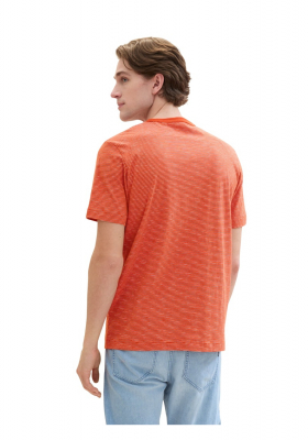 TOM TAILOR 1784, Narancs Rövid Ujjú Póló Surf