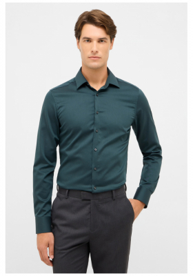 ETERNA Slim Fit 1049, Sötétzöld Hosszú Ujjú Ing