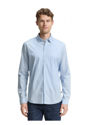 TOM TAILOR 7335, Világoskék Hosszú Ujjú Ing