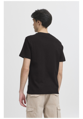 CASUAL FRIDAY Nilo 5642, Fekete Rövid Ujjú Póló NOOS