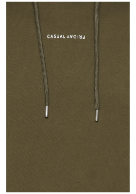 CASUAL FRIDAY Sinius 4055, Zöld Kapucnis Pulóver