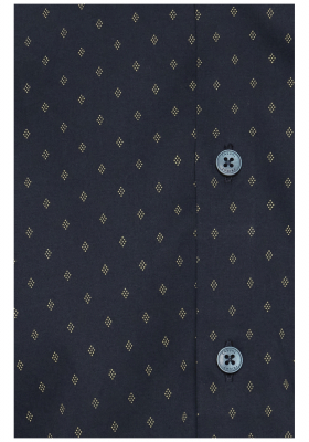 CASUAL FRIDAY Anton 4436, Kék Mintás Hosszú Ujjú Ing 