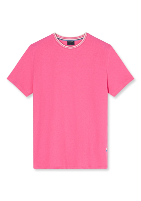 OLYMP 5610, Pink Pamut/Len Kevertszálú Rövid Ujjú Póló 