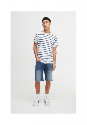 BLEND Twister Fit 3326, Kék Farmer Rövidnadrág