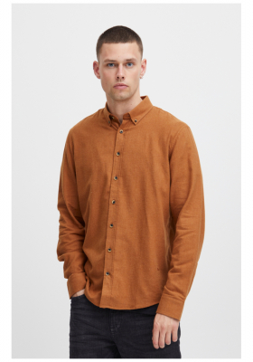 BLEND Burley 6243, Barna Hosszú Ujjú Ing