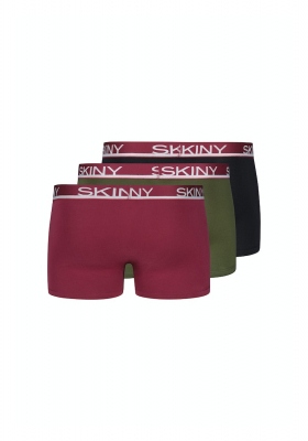 SKINY Cotton Multipack 6840, Őszi Szinek Boxeralsó Tripla Csomag