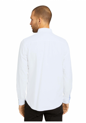 TOM TAILOR Oxford 3874, Fehér Hosszú Ujjú Ing