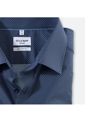 OLYMP Tendenz 8608, Kék Hosszú Ujjú Ing, Modern fit, New Kent