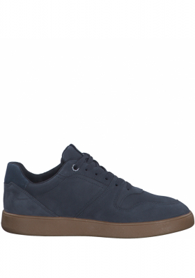 s.OLIVER 13633,Sötétkék Bőr Sneaker Félcipő