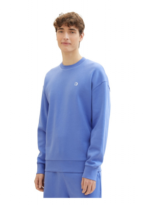 TOM TAILOR DENIM 1243, Kék Hosszú Ujjú Pulóver