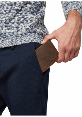 TOM TAILOR Ron Wallet 25306, Barna Pénztárca