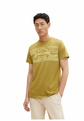 TOM TAILOR Outdoors 54, Zöld Rövid Ujjú Póló