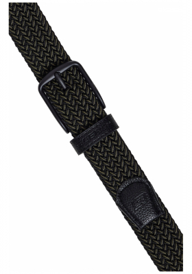 BLEND Belt 4712, Zöld Szövött Öv