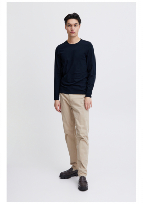 CASUAL FRIDAY Theo 3726, Kék Hosszú Ujjú Póló, NOOS