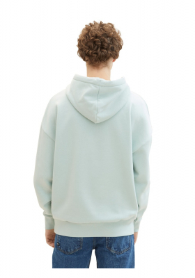 TOM TAILOR DENIM 1178, Halványzöld Kapucnis Pulóver