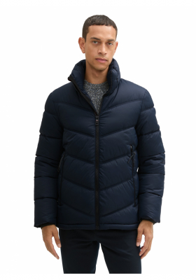 TOM TAILOR 2207, Sötétkék Kapucnis Téli Dzseki