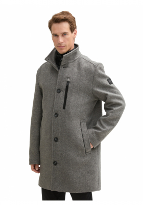 TOM TAILOR 3708, Szürke Szövetkabát