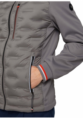 TOM TAILOR Hybrid 9164, Szürke Átmeneti Dzseki