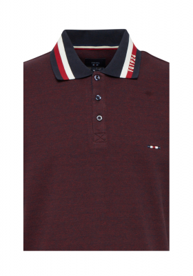 FQ1924 Peter 0534, Bordó Rövid Ujjú Ingpóló