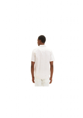 TOM TAILOR 6234, Fehér Rövid Ujjú Ing