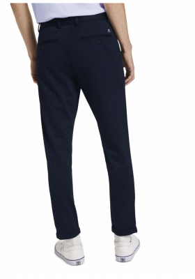 TOM TAILOR DENIM Chinos w. Zips 3663, Kék Chinonadrág